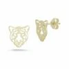 Ember Fine Jewelry 14K Tiger Studs Women Earrings -Ember Fine Jewelry Store 6030374539 RLLZ 1