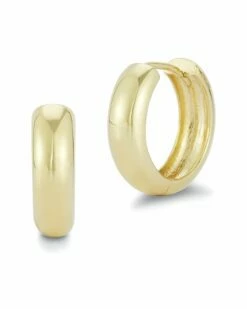 Ember Fine Jewelry 14K Bold Polished Hoops Women Earrings