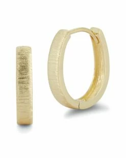 Ember Fine Jewelry 14K Oval Huggie Earrings Women