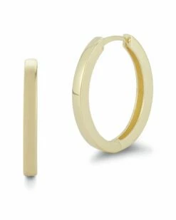 Ember Fine Jewelry 14K Oval Hoops Women Earrings