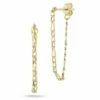 Ember Fine Jewelry 14K Figaro Chain Earrings Women -Ember Fine Jewelry Store 6030374557 RLLZ 1