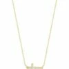 Ember Fine Jewelry 14K Diamond Sideways Cross Necklace Women Necklaces -Ember Fine Jewelry Store 6030374563 RLLZ 1