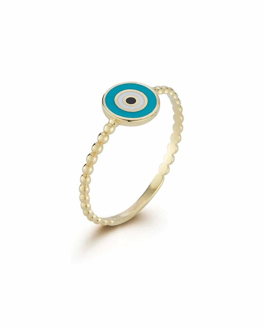 Ember Fine Jewelry 14K Enamel Evil Eye Beaded Ring Women Rings 4 Ember Fine Jewelry 14K Enamel Evil Eye Beaded Ring Women Rings - Image 2