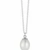 Ember Fine Jewelry 14K 9mm Pearl Necklace Women Necklaces 2 Ember Fine Jewelry 14K 9mm Pearl Necklace Women Necklaces -Ember Fine Jewelry Store 6030374575 RLLZ 1