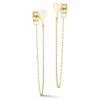 Ember Fine Jewelry 14K Heart Chain Earrings Women 1 Ember Fine Jewelry 14K Heart Chain Earrings Women -Ember Fine Jewelry Store 6030374577 RLLZ 1