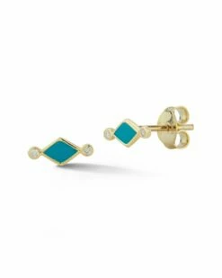 Ember Fine Jewelry 14K Diamond Studs Women Earrings