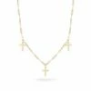 Ember Fine Jewelry 14K Cross Necklace Women Necklaces -Ember Fine Jewelry Store 6030591569 RLLZ 1
