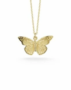 Ember Fine Jewelry 14K Butterfly Necklace Women Necklaces