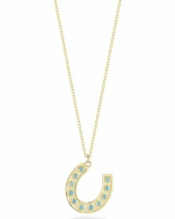Ember Fine Jewelry 14K Diamond & Turquoise Necklace Women Necklaces