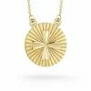 Ember Fine Jewelry 14K Disc Clover Necklace Women Necklaces -Ember Fine Jewelry Store 6030873544 RLLZ 1
