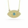 Ember Fine Jewelry 14K Turquoise Evil Eye Necklace Women Necklaces -Ember Fine Jewelry Store 6030916043 RLLZ 1