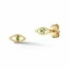 Ember Fine Jewelry 14K Diamond & Emerald Evil Eye Studs Women Earrings 2 Ember Fine Jewelry 14K Diamond & Emerald Evil Eye Studs Women Earrings -Ember Fine Jewelry Store 6030951073 RLLZ 1