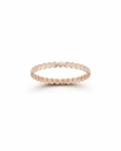 Ember Fine Jewelry 14K Rose Gold Bead Band Ring Women Rings