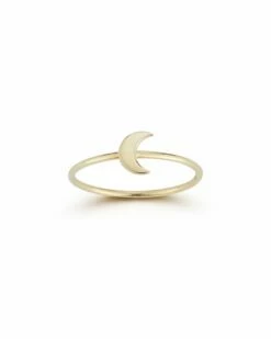 Ember Fine Jewelry 14K Moon Ring Women Rings