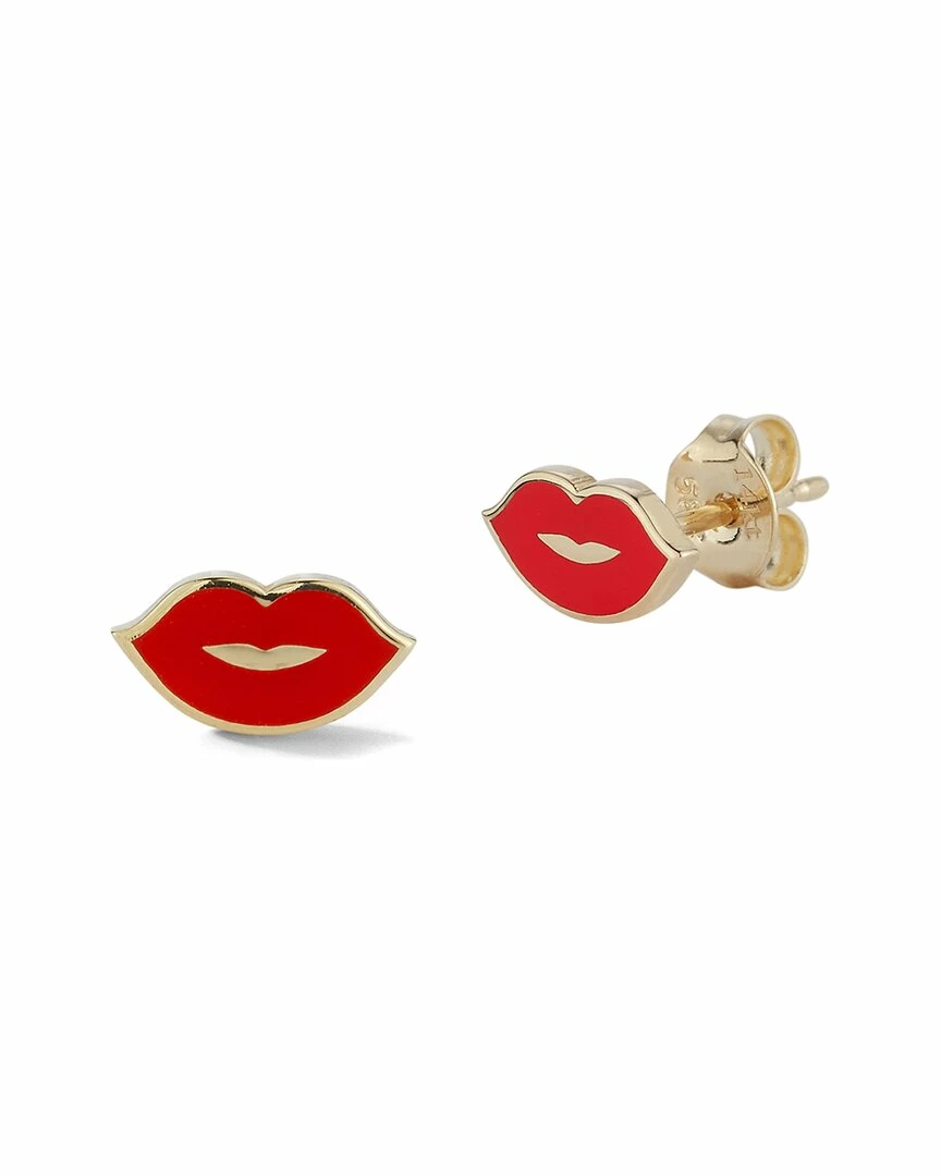 Ember Fine Jewelry 14K Lip Studs Women Earrings 4 Ember Fine Jewelry 14K Lip Studs Women Earrings - Image 2