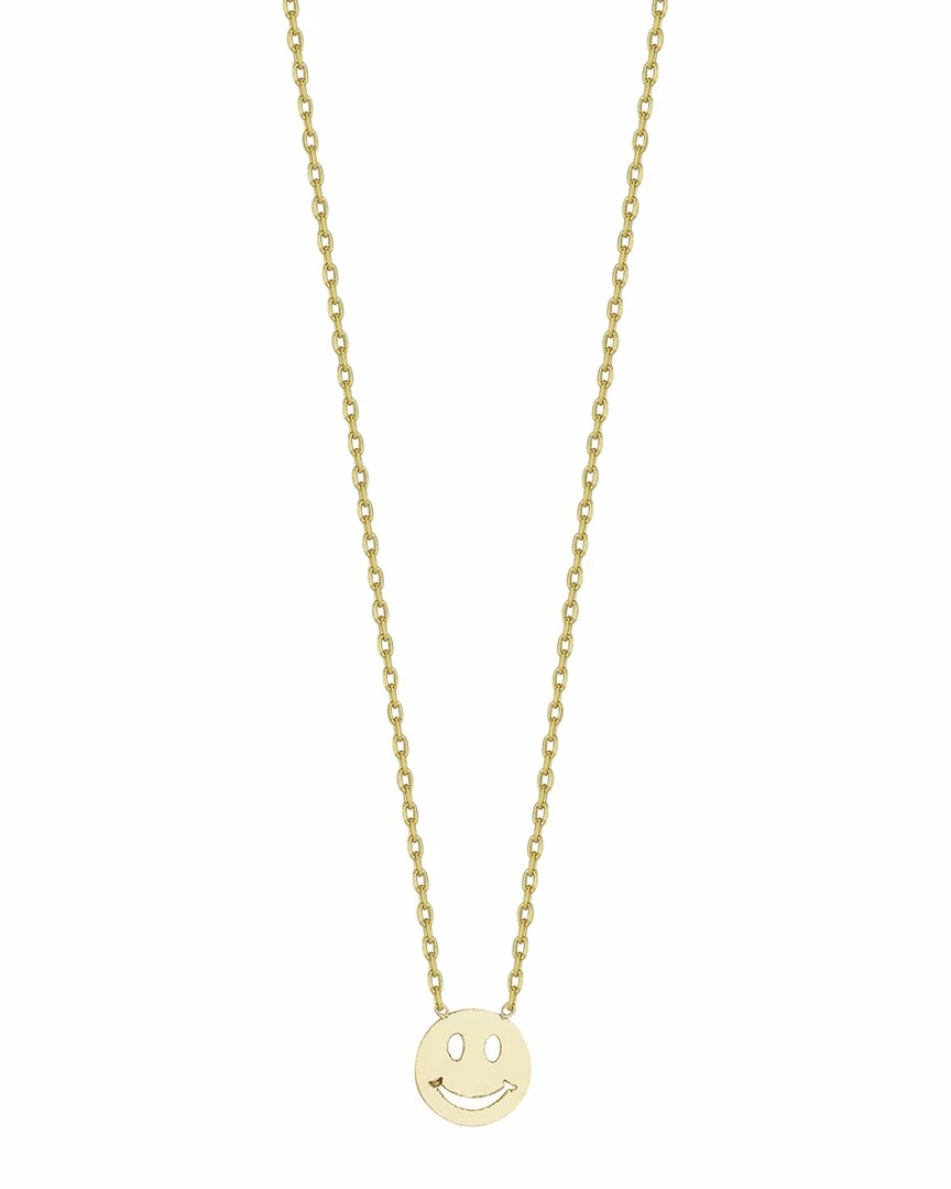 Ember Fine Jewelry 14K Smiley Face Necklace Women Necklaces 3 Ember Fine Jewelry 14K Smiley Face Necklace Women Necklaces