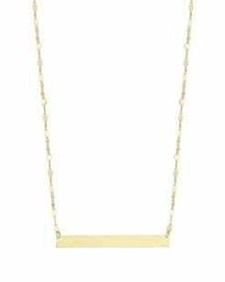 Ember Fine Jewelry 14K Bar Necklace Women Necklaces