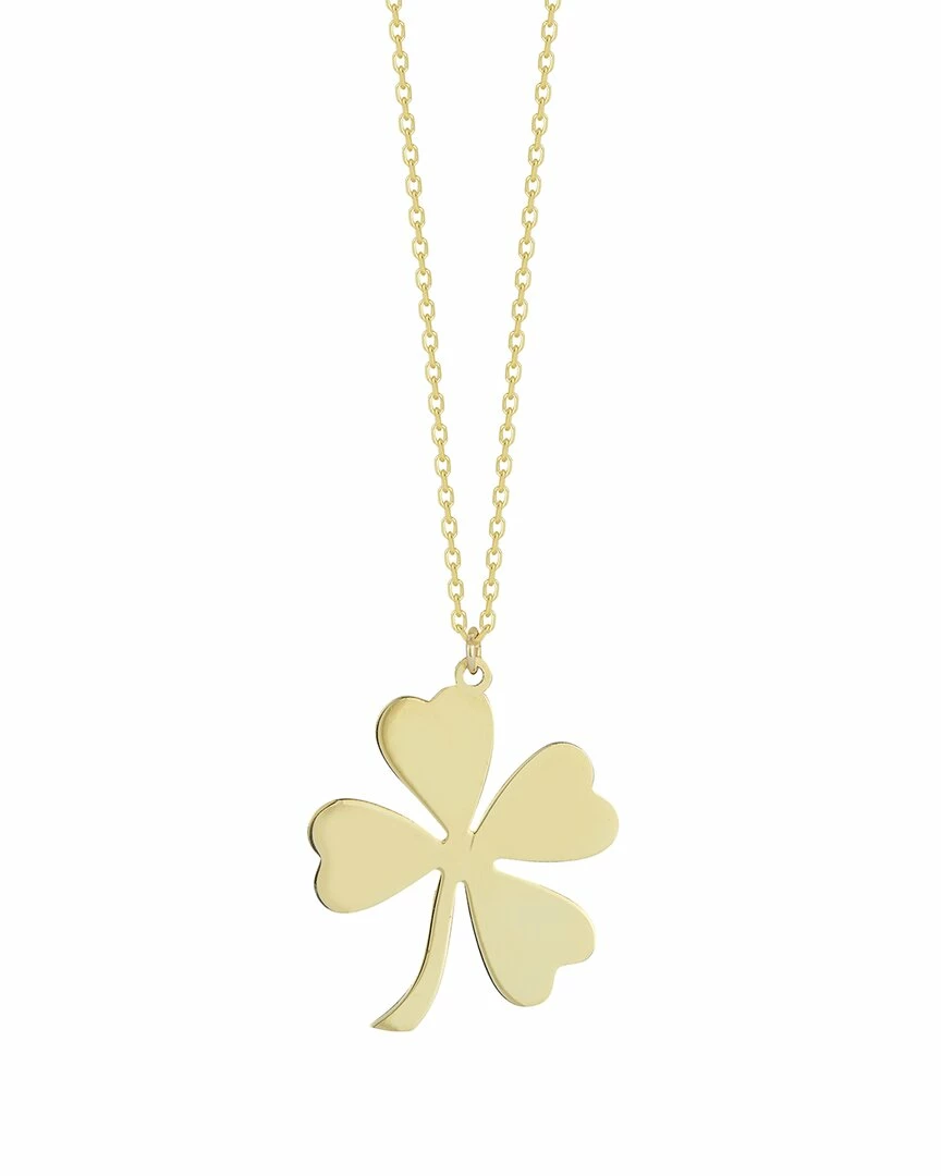 Ember Fine Jewelry 14K Large Clover Necklace Women Necklaces 3 Ember Fine Jewelry 14K Large Clover Necklace Women Necklaces