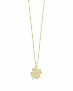 Ember Fine Jewelry 14K Diamond Clover Necklace Women Necklaces