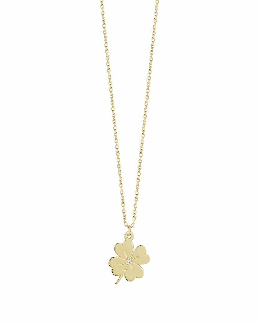 Ember Fine Jewelry 14K Diamond Clover Necklace Women Necklaces 3 Ember Fine Jewelry 14K Diamond Clover Necklace Women Necklaces