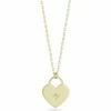 Ember Fine Jewelry 14K Diamond Heart Necklace Women Necklaces -Ember Fine Jewelry Store 6040308285 RLLZ 1