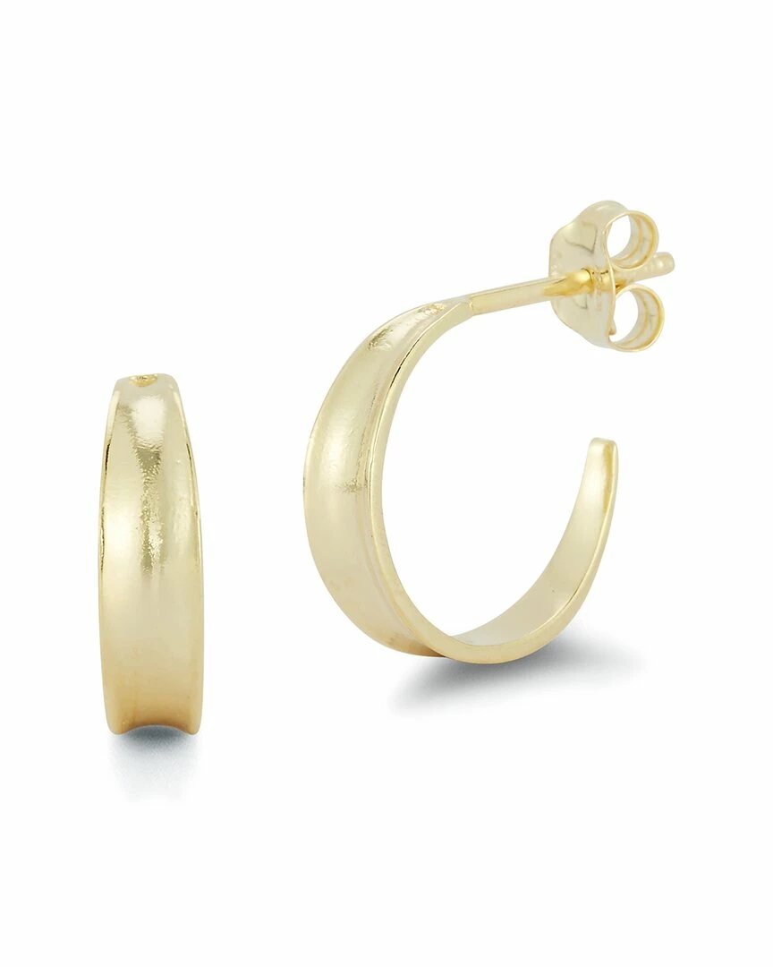 Ember Fine Jewelry 14K Concave Hoops Women Earrings 3 Ember Fine Jewelry 14K Concave Hoops Women Earrings