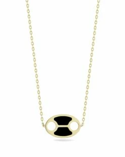 Ember Fine Jewelry 14K Black Onyx Necklace Women Necklaces