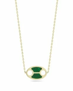 Ember Fine Jewelry 14K Malachite Necklace Women Necklaces