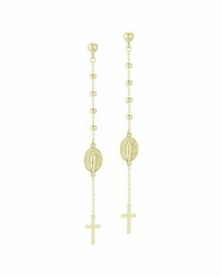 Ember Fine Jewelry 14K Rosary Earrings Women
