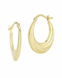 Ember Fine Jewelry 14K Twist Hoop Hoops Women Earrings