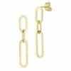 Ember Fine Jewelry 14K Tri Link Drop Earrings Women 2 Ember Fine Jewelry 14K Tri Link Drop Earrings Women -Ember Fine Jewelry Store 6040408605 RLLZ 1