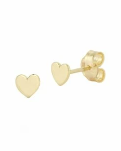 Ember Fine Jewelry 14K Heart Studs Women Earrings