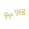 Ember Fine Jewelry 14K Bow Studs Women Earrings
