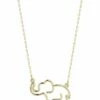 Ember Fine Jewelry 14K Open Elephant Necklace Women Necklaces -Ember Fine Jewelry Store 6040408608 RLLZ 1