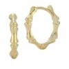 Ember Fine Jewelry 14K Bamboo Huggie Earrings Women 1 Ember Fine Jewelry 14K Bamboo Huggie Earrings Women -Ember Fine Jewelry Store 6040408622 RLLZ 1