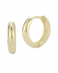 Ember Fine Jewelry 14K Polished Huggie Earrings Women