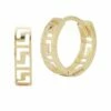 Ember Fine Jewelry 14K Greek Key Huggie Earrings Women -Ember Fine Jewelry Store 6040431162 RLLZ 1