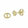 Ember Fine Jewelry 14K Marine Link Studs Women Earrings -Ember Fine Jewelry Store 6040431165 RLLZ 1