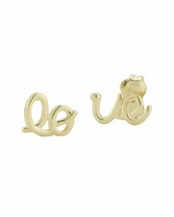 Ember Fine Jewelry 14K Love Studs Women Earrings