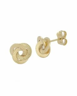 Ember Fine Jewelry 14K Love Knot Studs Women Earrings