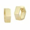 Ember Fine Jewelry 14K Hexagon Huggie Earrings Women -Ember Fine Jewelry Store 6040492923 RLLZ 1
