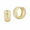Ember Fine Jewelry 14K Cut Bold Huggie Earrings Women -Ember Fine Jewelry Store 6040492924 RLLZ 1