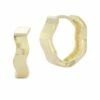 Ember Fine Jewelry 14K Cut Wave Huggie Earrings Women -Ember Fine Jewelry Store 6040492926 RLLZ 1