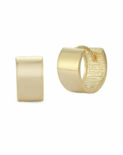 Ember Fine Jewelry 14K Bold Thick Huggie Earrings Women