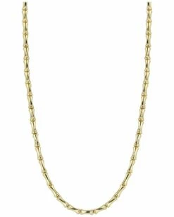 Ember Fine Jewelry 14K Bamboo Statement Necklace Women Necklaces