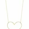 Ember Fine Jewelry 14K Medium Open Heart Necklace Women Necklaces 2 Ember Fine Jewelry 14K Medium Open Heart Necklace Women Necklaces -Ember Fine Jewelry Store 6040502902 RLLZ 1