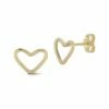 Ember Fine Jewelry 14K Open Heart Studs Women Earrings -Ember Fine Jewelry Store 6040502904 RLLZ 1