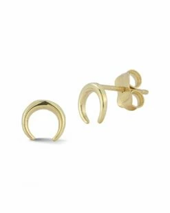 Ember Fine Jewelry 14K Horn Earrings Women