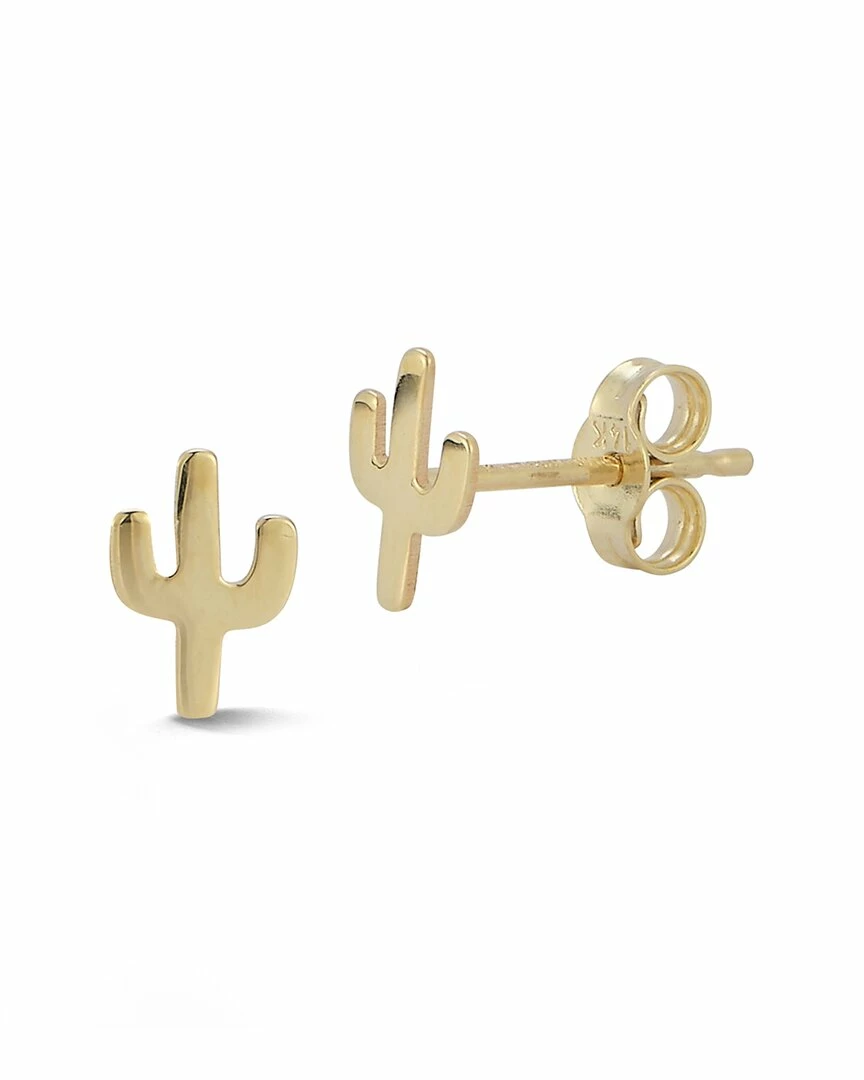 Ember Fine Jewelry 14K Cactus Studs Women Earrings 3 Ember Fine Jewelry 14K Cactus Studs Women Earrings