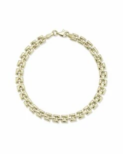 Ember Fine Jewelry 14K Triple Row Statement Link Bracelet Women Bracelets